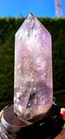 ✨ Amethyst Obelisk auf Holzständer ✨1.1kg