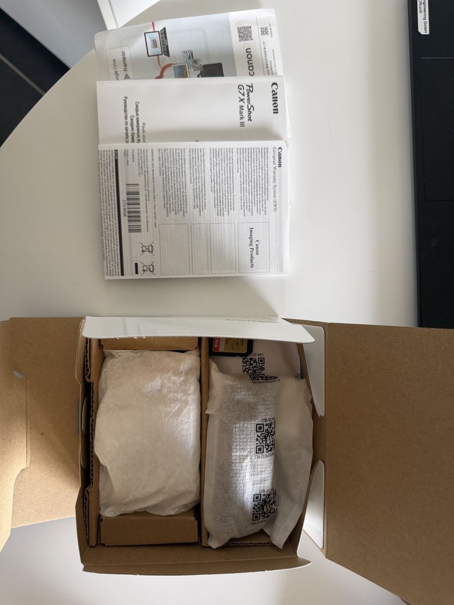 Canon Fotocamera: Canon PowerShot G7 X Mark III Silber Neu + memory card 128GB – Nuovo e nell'imballaggio originale da Aeschi b. Spiez venduto da dar_sjp8 7