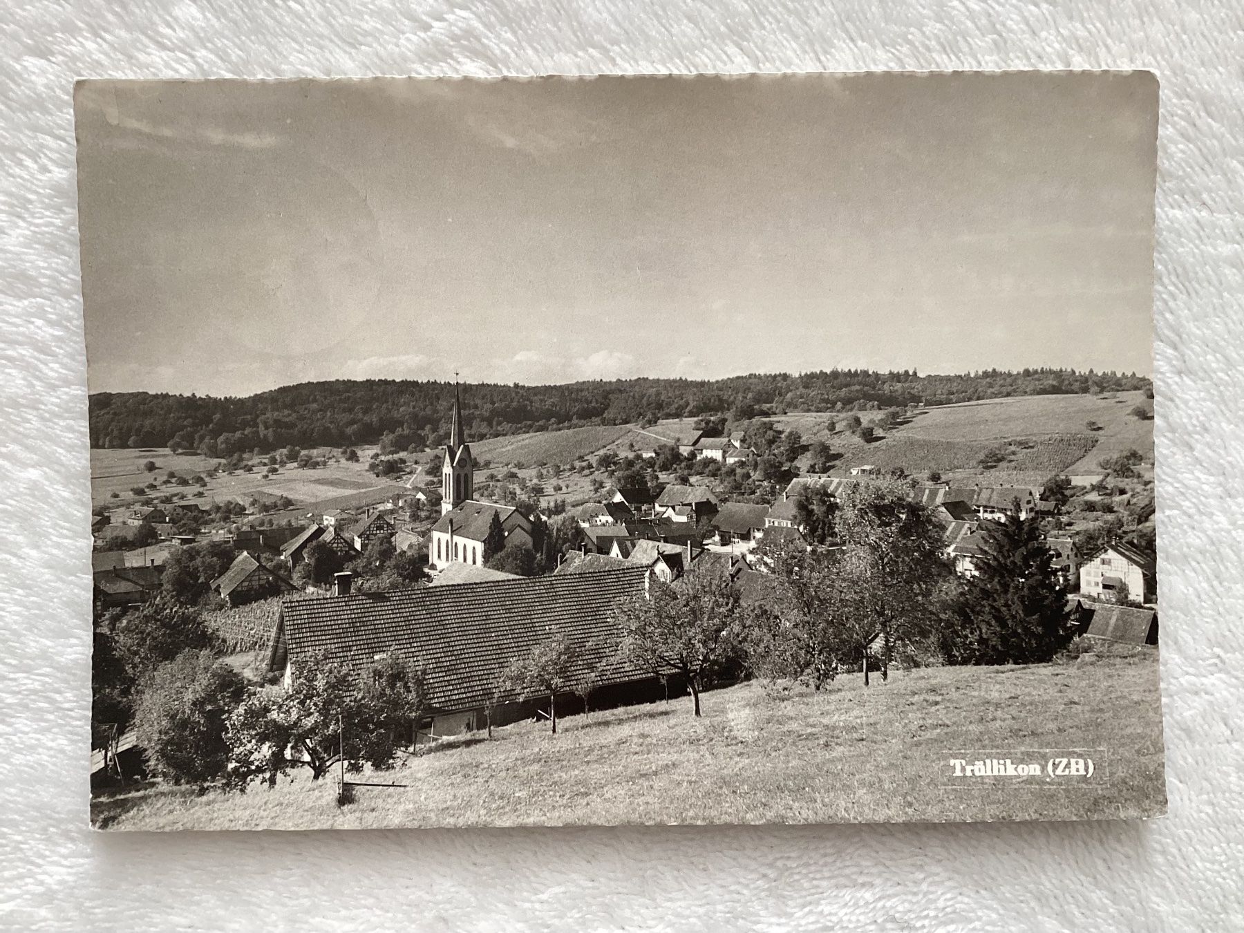Cartoline postali: AK Trüllikon ZH 1955 – Usato da Zürich venduto da Tolima194