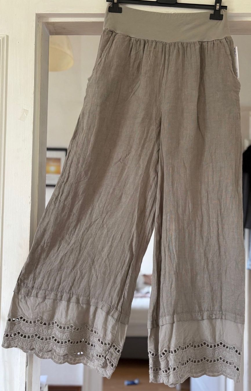 Pantaloni: PANTALONS EN LIN! M – Nuovo e nell'imballaggio originale da Locarno venduto da NicoNion 1