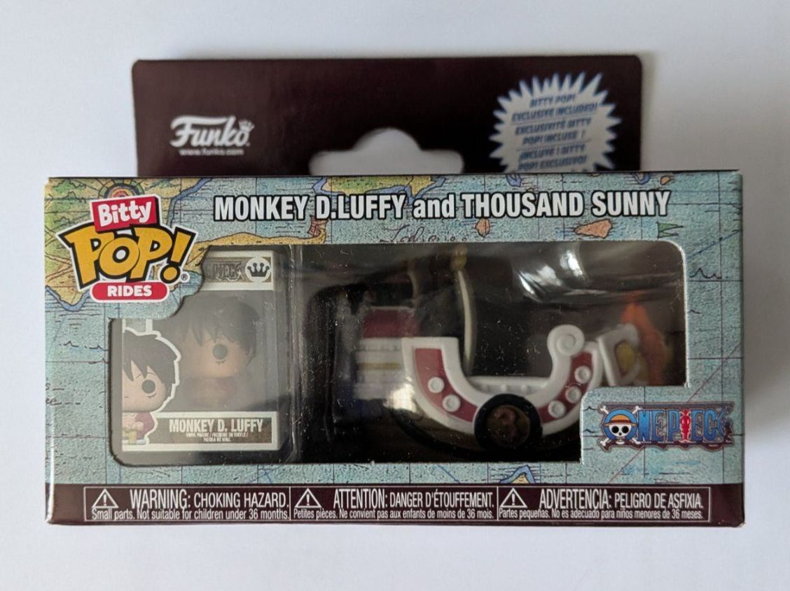 Funko Statuette: Funko Bitty Pop! One Piece - Monkey D.Luffy & Thousand Sunny – Nuovo e nell'imballaggio originale da Obfelden venduto da RCO85