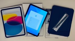 Apple iPad 2025 (11th G),WLAN,11",128GB,Blue + Pencil + Case