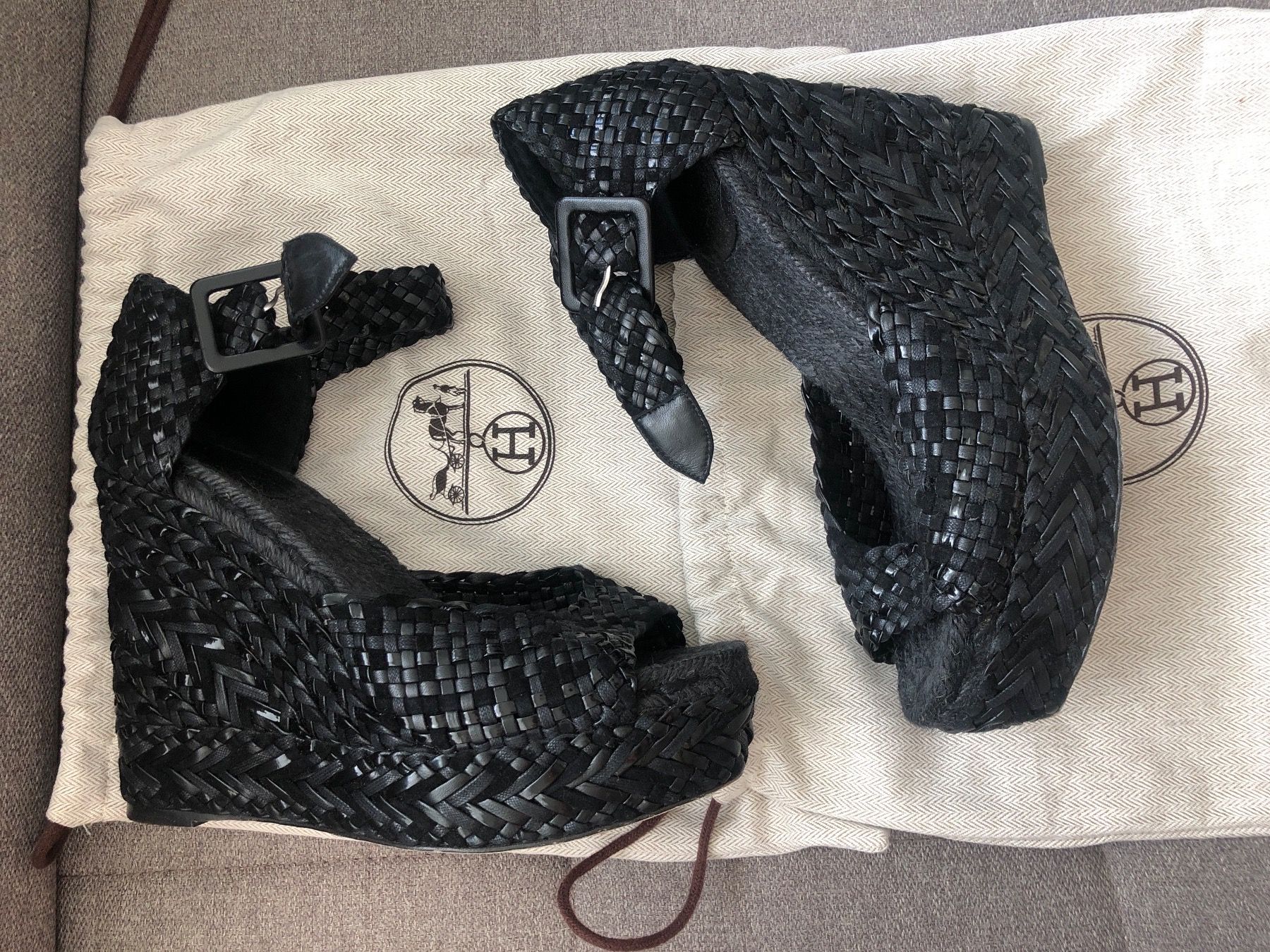 Hermès Scarpe da donna: Hermes Plateau Sandalen – Usato da St. Moritz venduto da Capricorn88 4