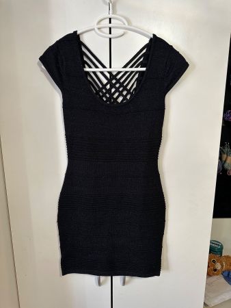 So Sweet Kleid Glitzer schwarz (S/M)
