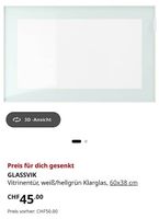IKEA BESTA GLASSVIK Vitrinentür, Klarglas, 60x38 cm