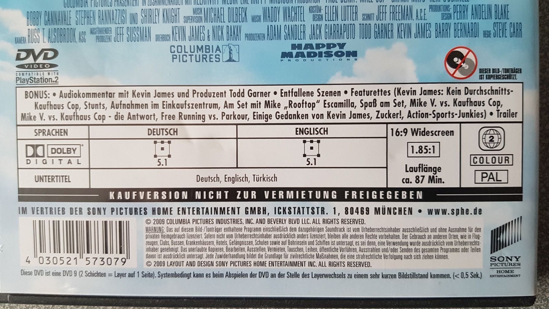 Tutti i DVDs: DVD Der Kaufhaus Cop / Kevin /James – Usato da Oetwil am See venduto da fineli2 1