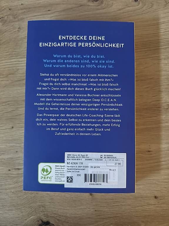 Libri: DEEP OCEAN- das geniale Persönlichkeitsmodell – Usato da Chur venduto da Meina_97 1