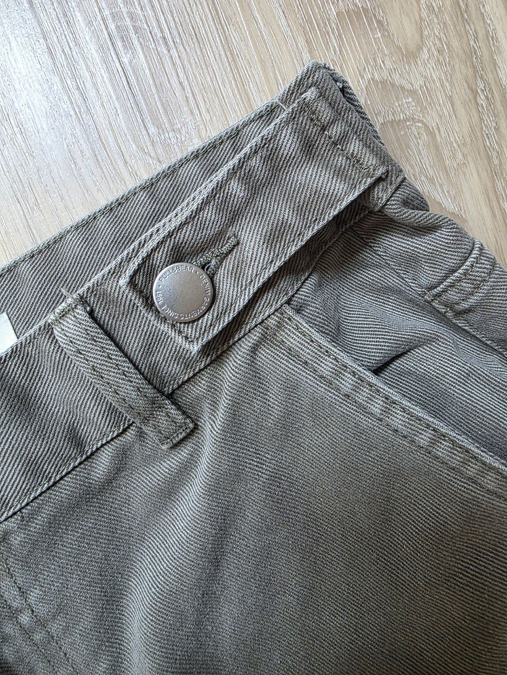 Pull&Bear Jeans: Pull&Bear Wide Leg Jeans Gr. 38 – Khaki – Neu (gemäss Beschreibung) aus Interlaken von NataliiaS 5