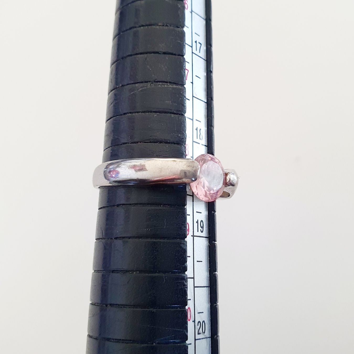 Anelli: Silberring 925 mit ein Rosa farbige Stein Gr. 18,6mm – Usato da Kreuzlingen venduto da Wunderkiste123 8