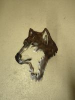 Metall Wandkunst Wolf
