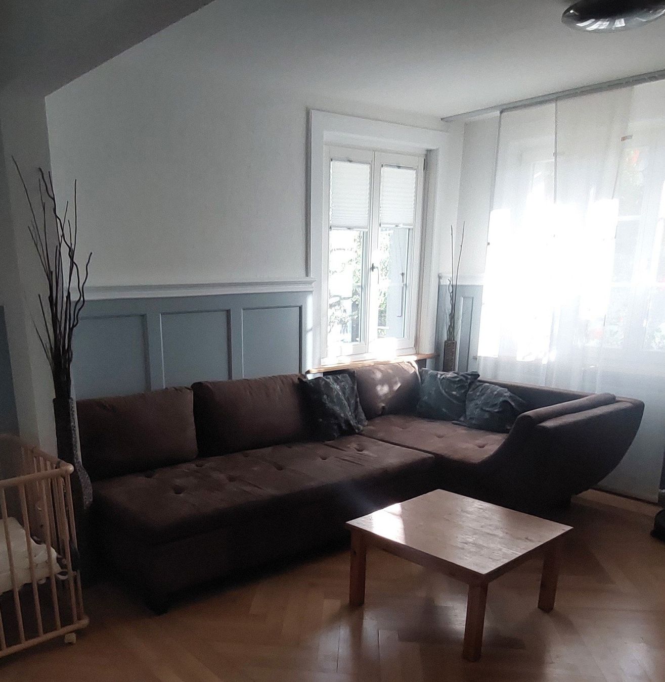 Sofas: Sofa braun, gratis – D'occasion à Interlaken par niviuk143 2