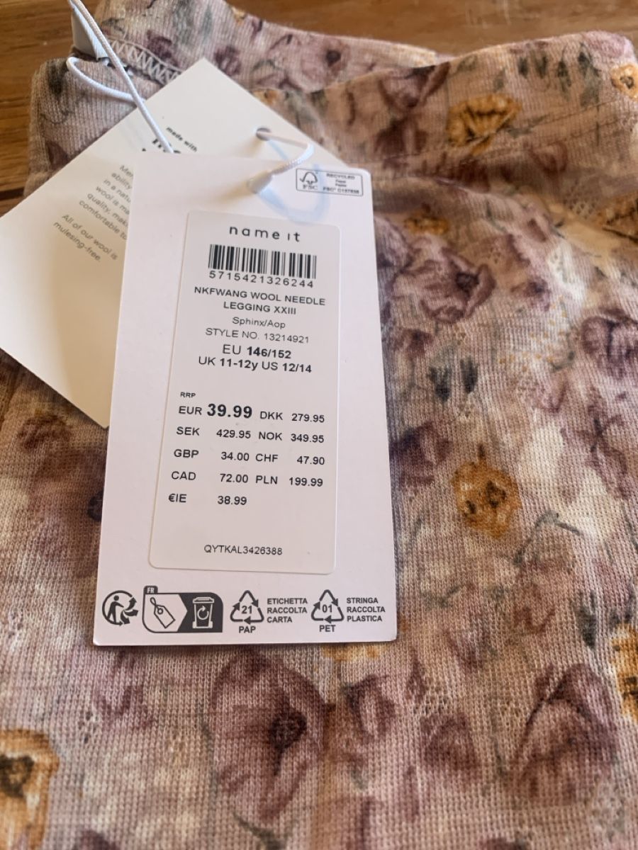Collant & Leggings: Neue Merino Leggins gr. 146/152 – Nuovo e nell'imballaggio originale da Attelwil venduto da TaraLee 1
