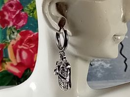 ohrring edelsthal,,,,mit modeschmuck,,,glanzig