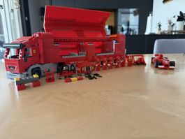 Scuderia Ferrari Truck 8-14 | #8654 | 834 Teile  Jahr: 2005