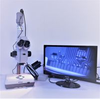 Nikon Mikroskop & Kamera mit Bildschirm