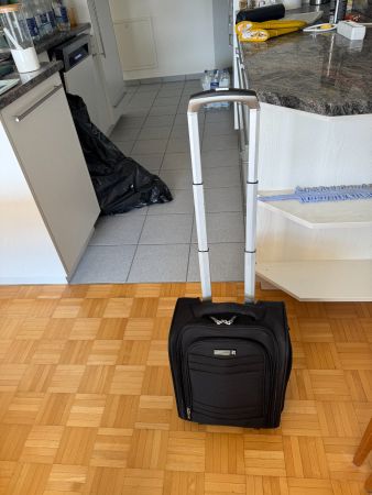 Rollkoffer schwarz Handgepäck guter Zustand