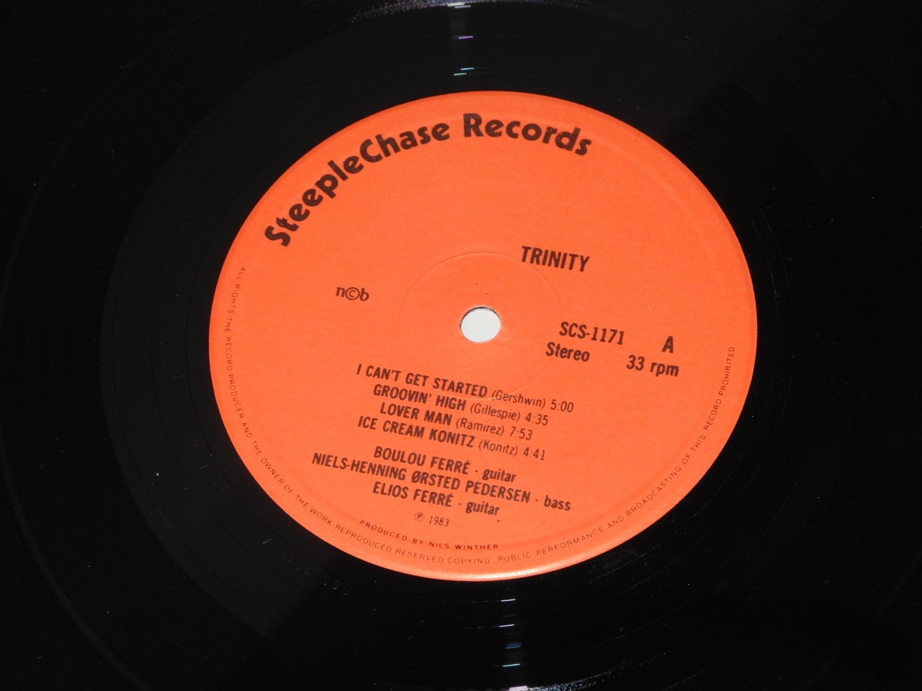 Schallplatten: NIELS-HENNING ORSTED PEDERSEN: TRINITY - STEEPLECHASE – Neu (gemäss Beschreibung) aus Fahrwangen von Swirl2 2