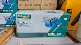 Schraubstock Technoraft Backenbreite 125 mm