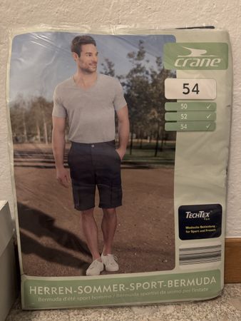Sommer Bermuda Herren Crane Gr.54 Neu