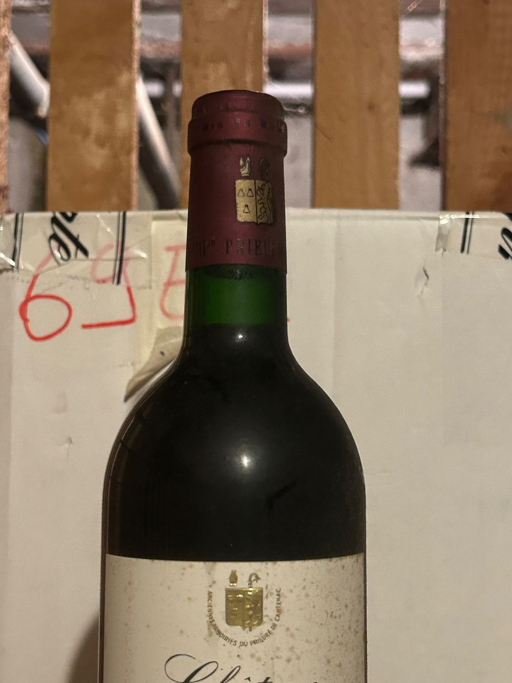 Vino: SUPERBE Château PRIEURE-LICHINE 1996 Margaux – Nuovo (secondo la descrizione) da Roche VD venduto da avediscipule 2