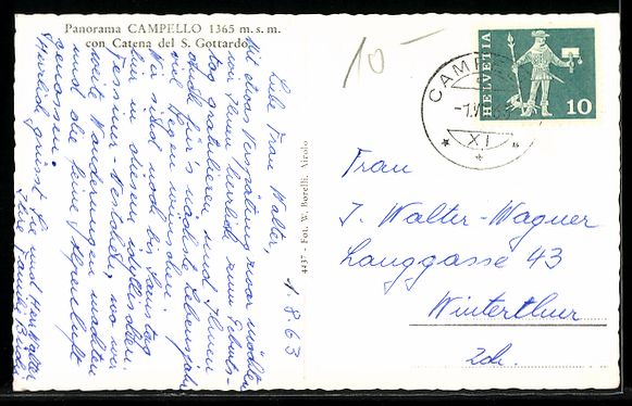 Cartes postales: Campello, Panorama con Catena del S, Got – D'occasion à Berlin par bartko-reher 1