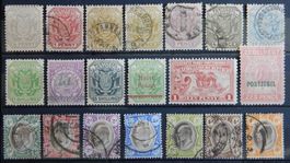 Transvaal British Lot mit alten Werten II