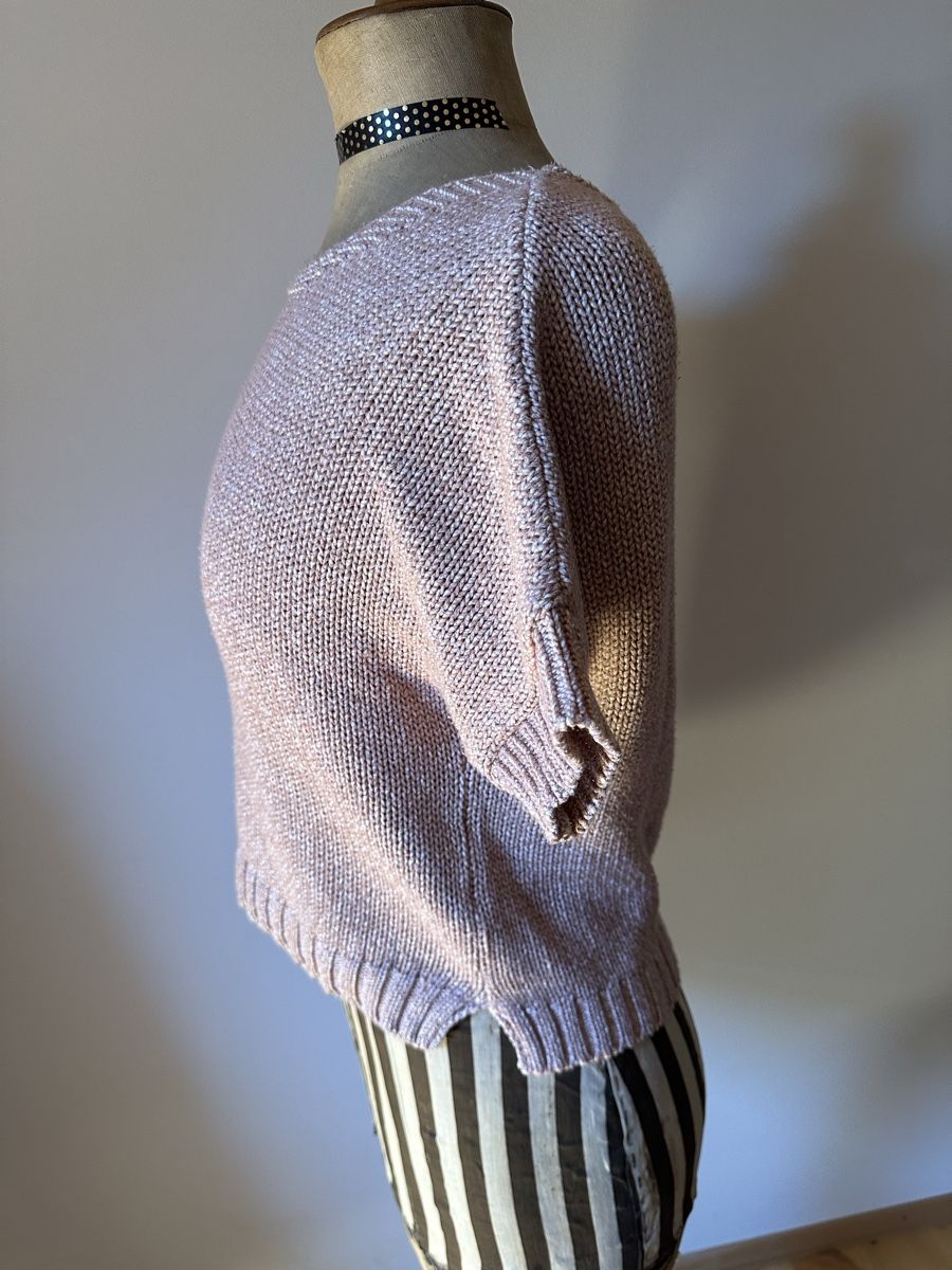 Pulls & Sweat-shirts: Pullover Damen Tesi-ni Rosa Kurzarm Strick Grösse S/M – D'occasion à Bern par Noeci 1