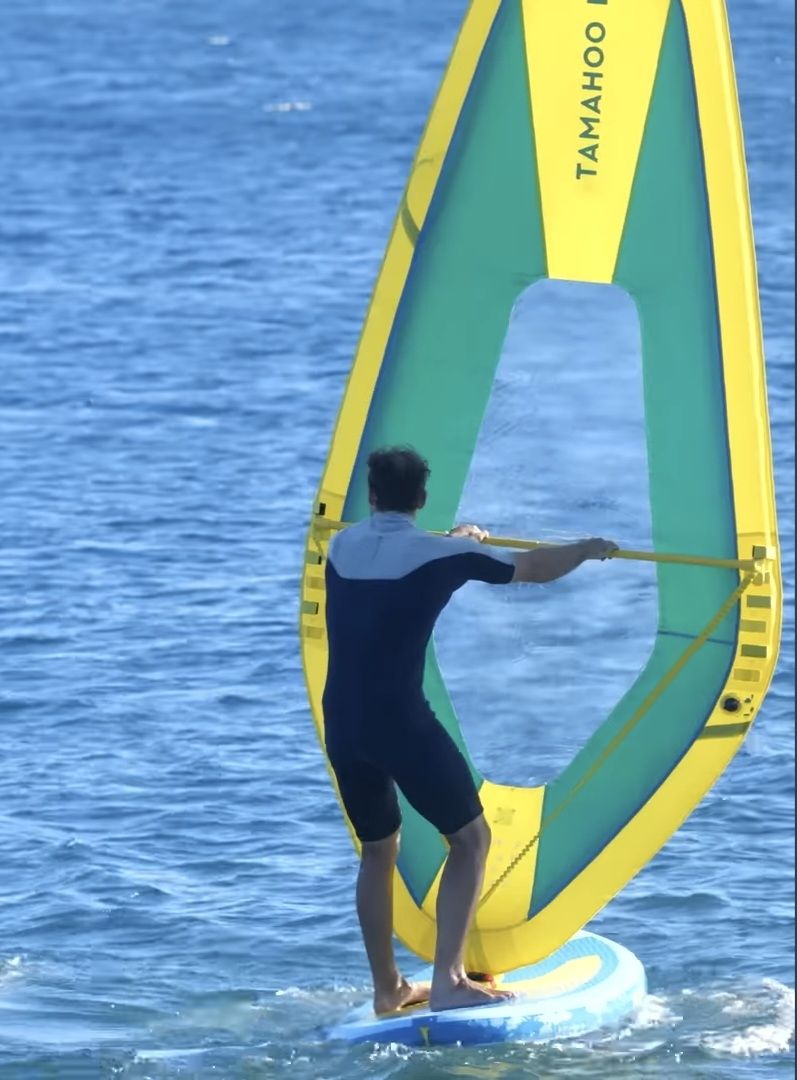 Tavole da surf e di nuoto: SUP Windsurfboard mit kompl. Segel – Usato da Fällanden venduto da Nmustang 1