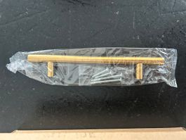 Edelstahl Möbelgriffe goldfarben, neu, 15 Stk