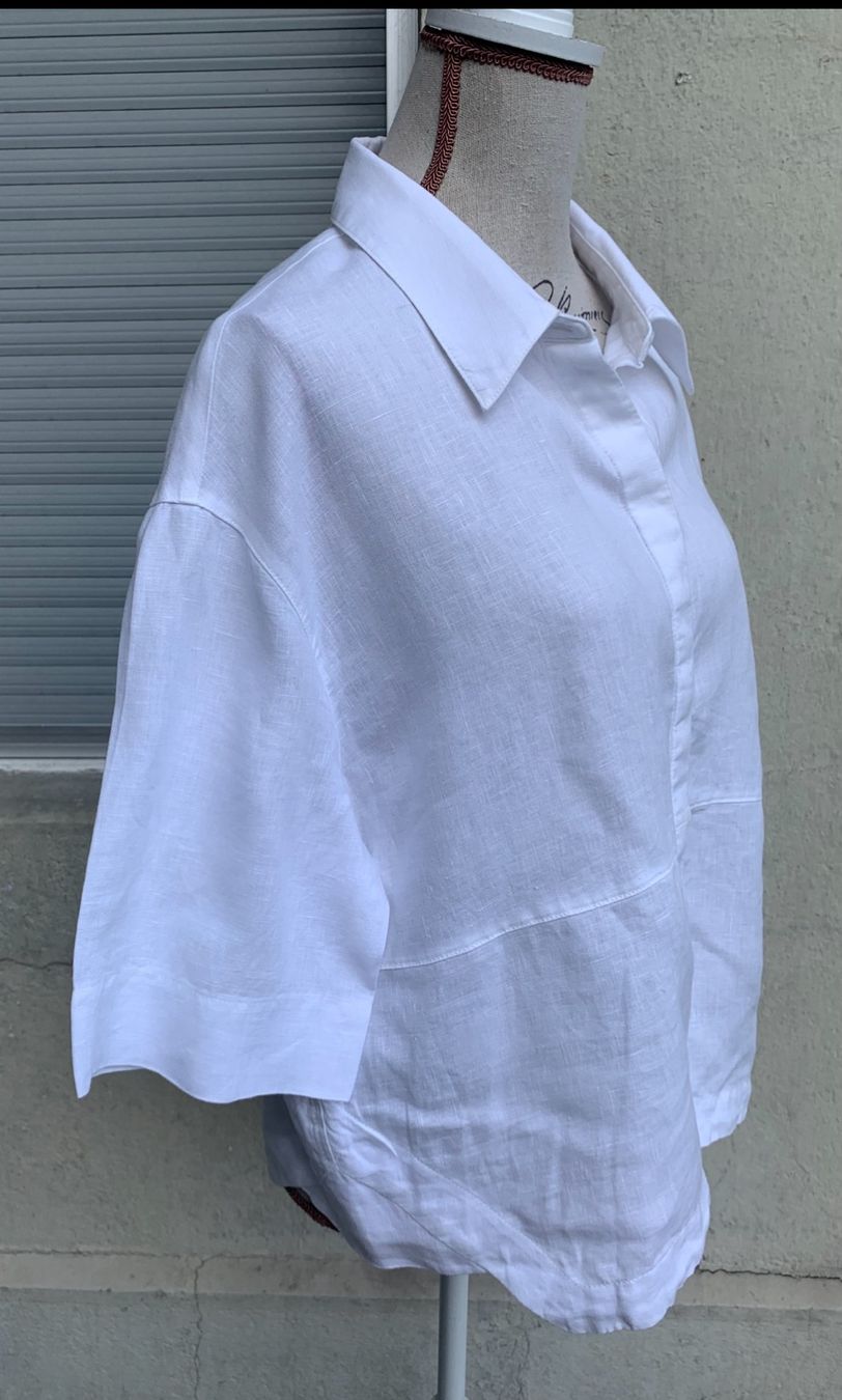 Opus Blusen: Splendide chemisier OPUS 100%lin coupe moderne t.40 – Neu (gemäss Beschreibung) aus Martigny von only__you 4