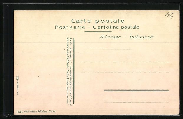 Cartoline postali: AK Bremgarten, Totalansicht des Ortes – Usato da Berlin venduto da bartko-reher 1