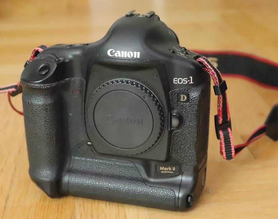 Canon Fotocamera: Canon EOS 1D Mark II + 4x Akku NP-E3 + Ladegerät NC-E2 – Usato da Bern venduto da Thaisel