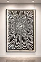 Yin yang infinity affiche vintage