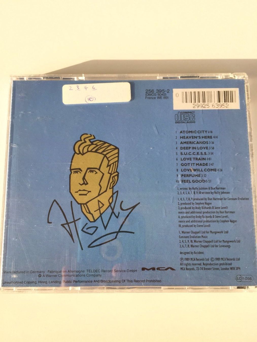CD: Holly Johnson - Blast – Usato da Rüti ZH venduto da alumedien 1