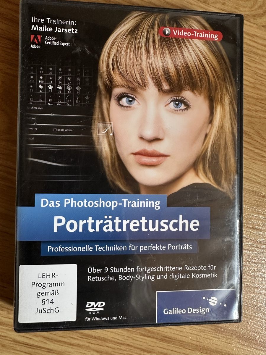 Tutti i DVDs: DVD Kurs Fotoretouche – Usato da Münsingen venduto da Secondhand89