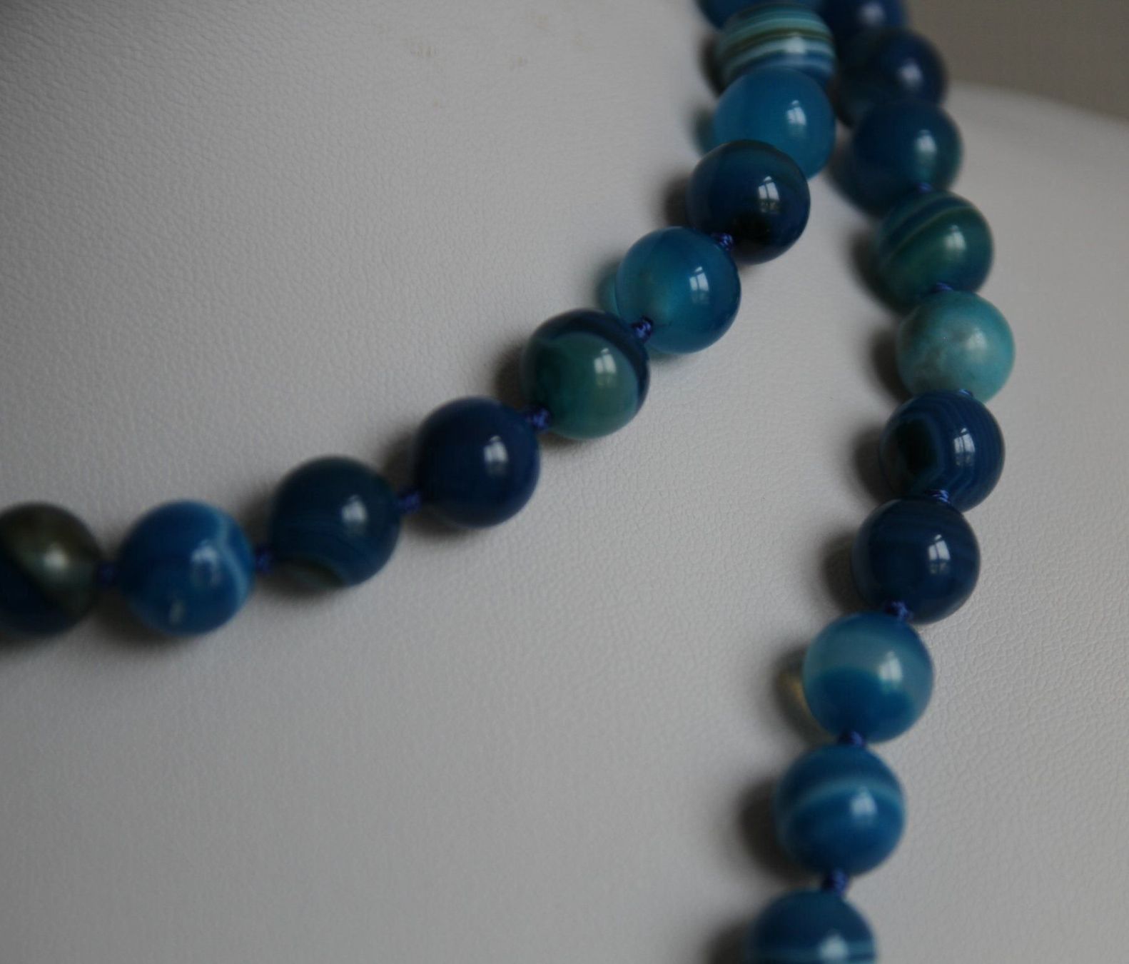 Catenine: NEU:Achat Perlen Kette Collier Edelstein – Nuovo (secondo la descrizione) da Matten b. Interl venduto da EdelsteineInterlaken 2