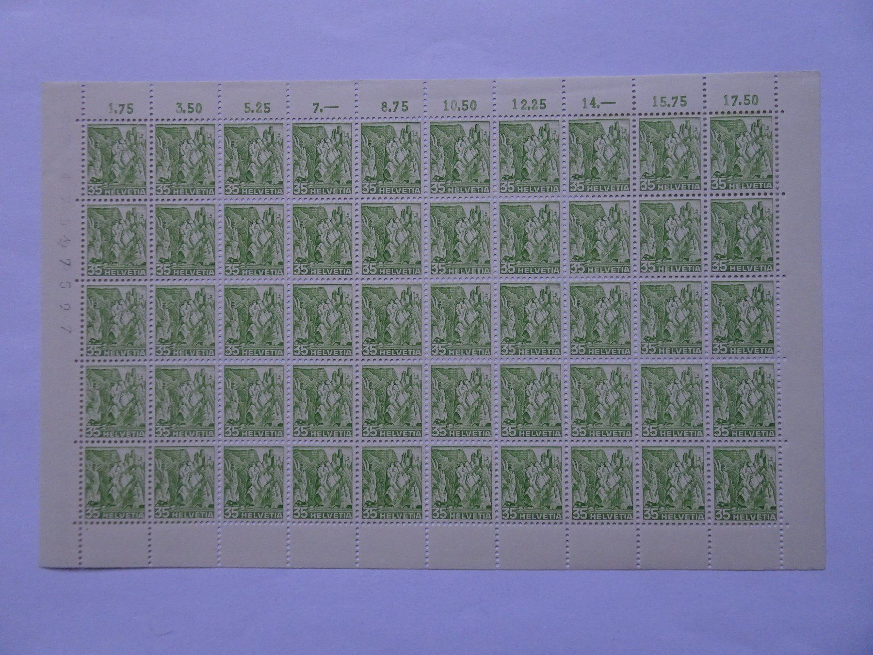 Tutti i francobolli: 1936*-1938* TYP y – Nuovo (secondo la descrizione) da Aadorf venduto da Chnorli-Furz