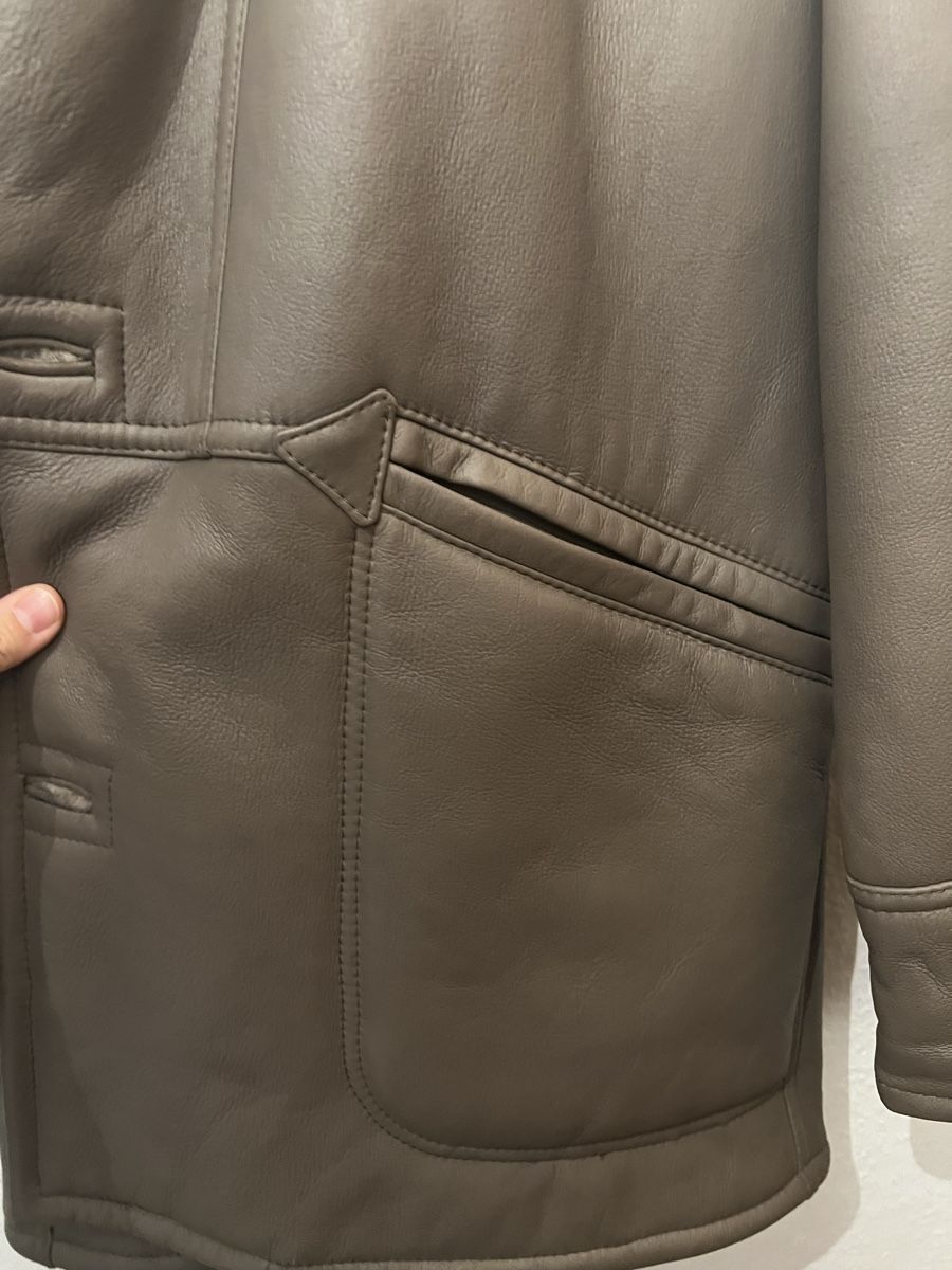 Giacche: Original Shearling Lederjacke mit Lammfell – Gr. 50 – Nuovo e nell'imballaggio originale da Basel venduto da SimpleE 2