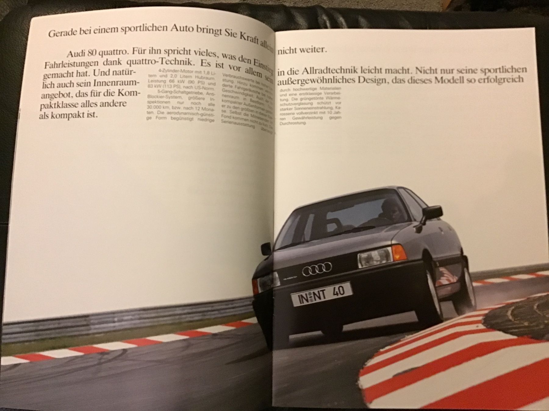 Audi Dokumente: Audi quattro Programm 16 Seiten August 1988 – Gebraucht aus Scherzingen von Starseller62 3