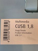 Cordial CUSB 1.8 (1.80 m, USB) .63