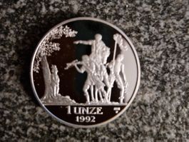 Gedenkmünze Silber Wilhelm Tell