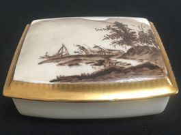 Langenthal Schmuckdose aus Porzellan