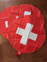 3 x Folienballon Schweiz, Durchmesser 43cm, NEU