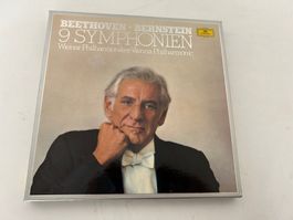 Beethoven - Bernstein, 9 Symphonien / 8  LPs Doppelseitig