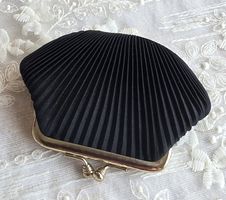 Elegante Vintage  Portemonnaie, Schwarz, Neu!