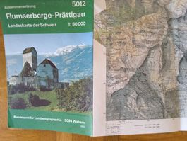 Vintage Konvolut karten1922/1985/2 Prospekte Wallensee 70er