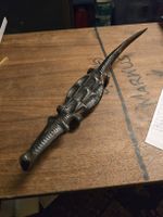 Holz Krokodil Deko, Handgeschnitzt, Afrikanisch 48cm (D)