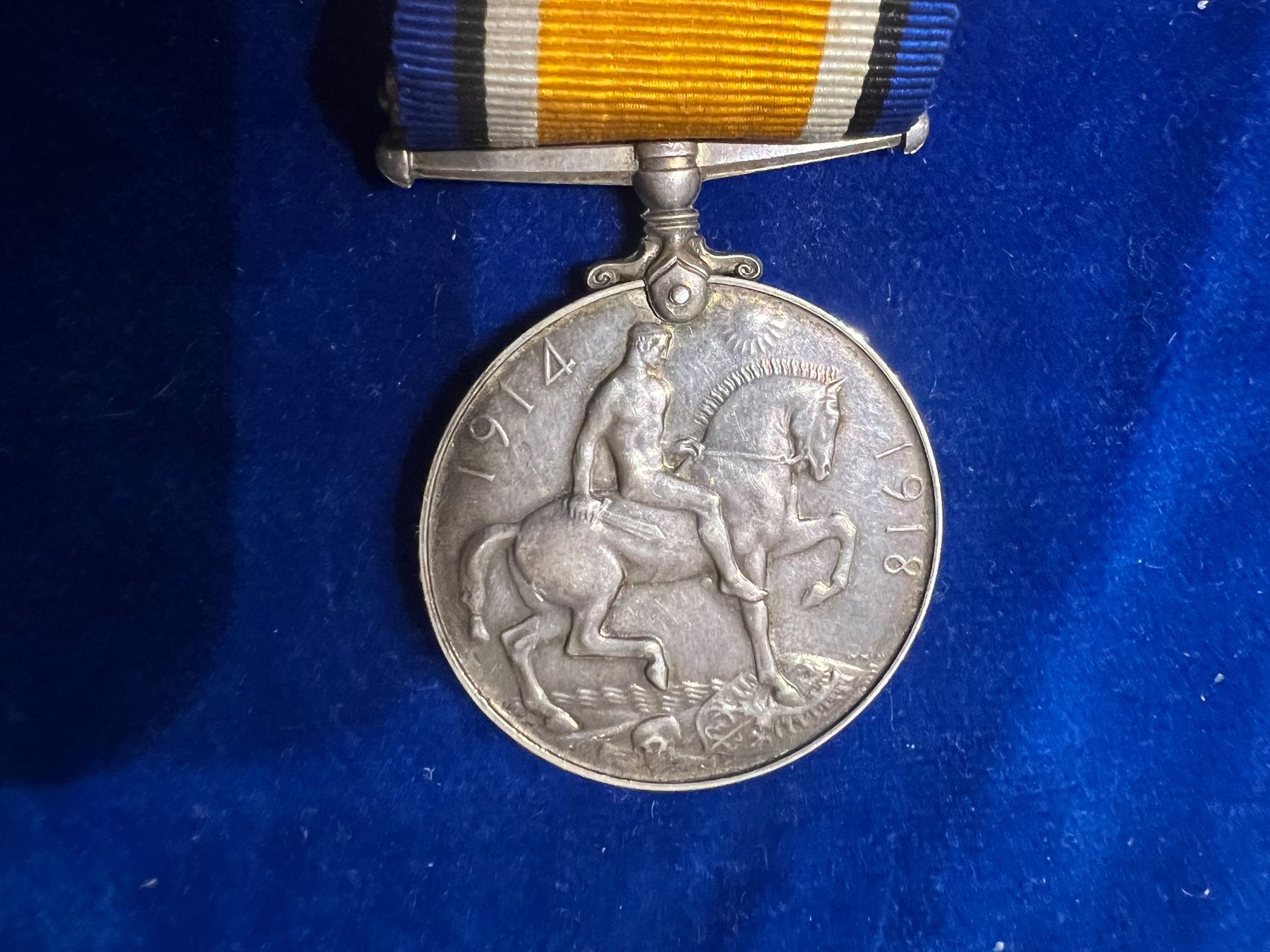 Medaglie: GB: War Medal 1914-18 (KoA) – Usato da Hermetschwil-Staffeln venduto da militaria-schweiz 3