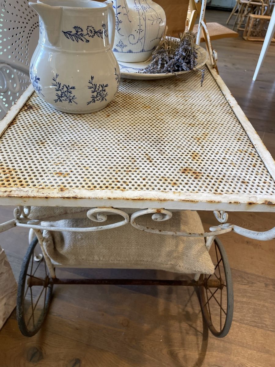 Carrelli di servizio: Shabby Chic Servierwagen – Usato da Sirnach venduto da dasrosahaus 5