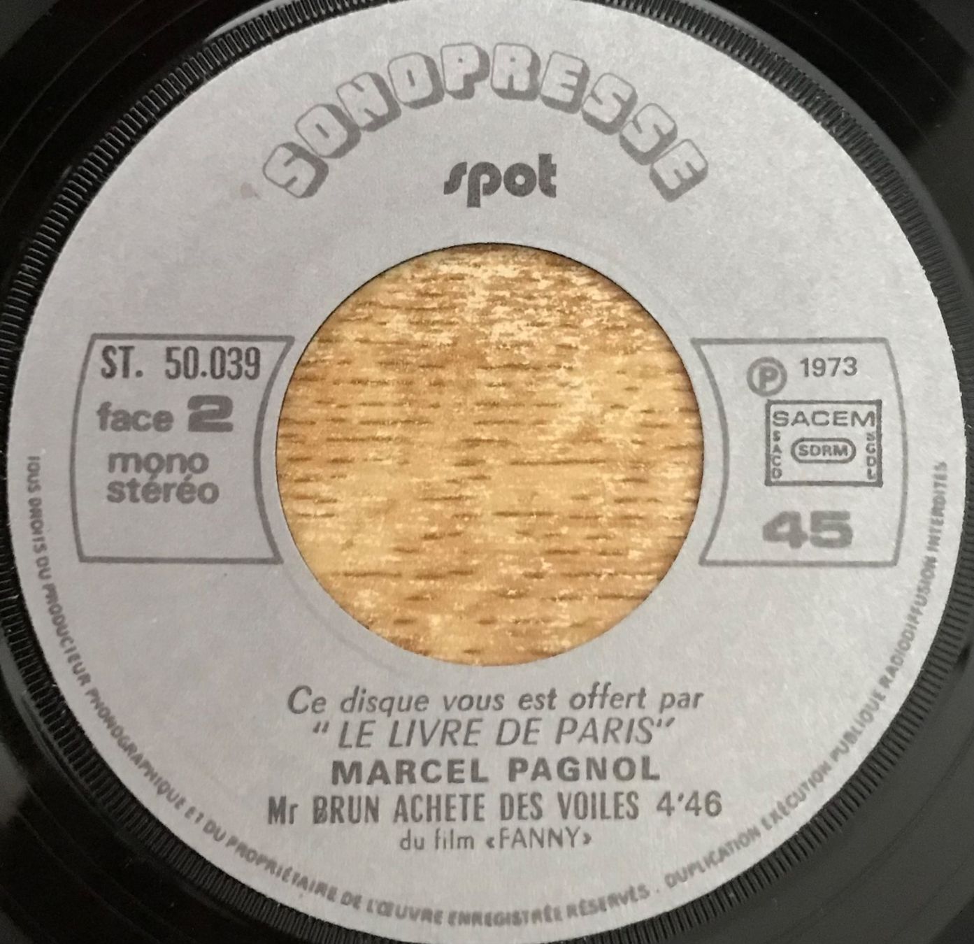 Dischi in vinile: MARCEL PAGNOL - LA PARTIE DE CARTES – Usato da Bussigny venduto da vinyl-pas-cher 3